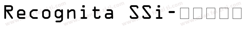 Recognita SSi字体转换